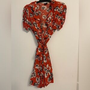 Top Shop x KATE MOSS wrap dress